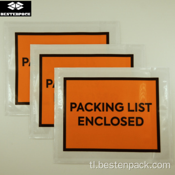 Envelope ng Listahan ng Packing 4.5x5.5 pulgada Buong Naka-print